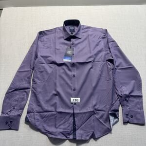 Society of Threads Slim Fit Shirt Men's Sz M Multicolor Brand New